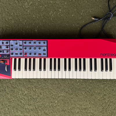 Nord Lead 49-Key 4-Voice Polyphonic Synthesizer 1995 - 1997 - Red image 2