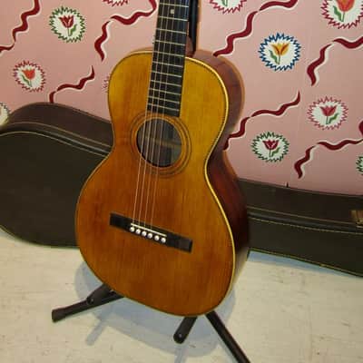Washburn New Model 1897 Parlor Guitar 1800s - Natural image 2