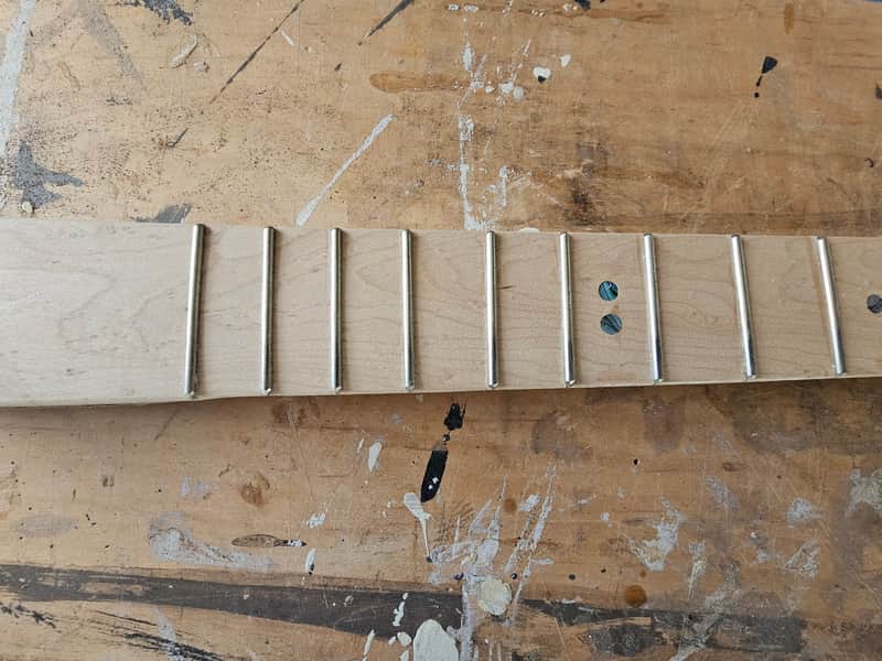 No Brand - 1Homemade other no name Modeled after Fender Jazz Neck 2000 - Wood color image 1