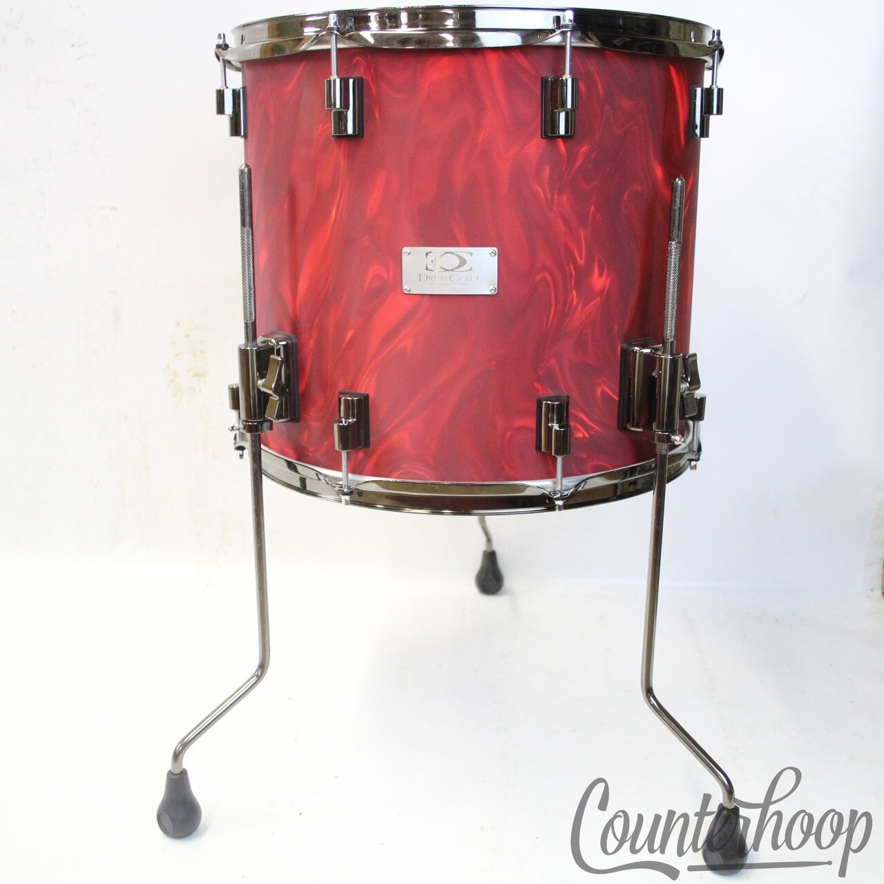 Drumcraft Series 7 Maple 16x14" Floor Tom Drum Liquid Lava 100% 8Ply 6mm German — main photograph