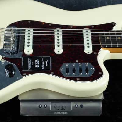 Fender Vintera III Early 60 Bass VI Rosewood Olympic White MX26009522 image 5