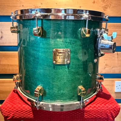 Yamaha Maple Custom Drum Set in Emerald Green image 14