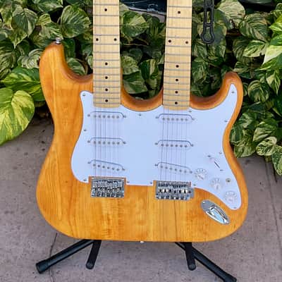 Double Neck Electric Guitar - 6-String and 12-String Necks w/ Padded Gig Bag image 1