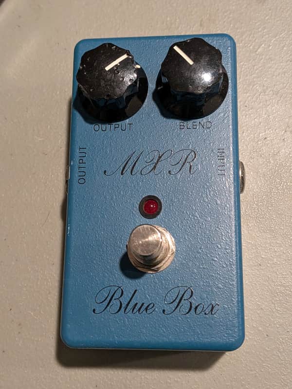 MXR M103 Script Blue Box Reissue 2008 - 2013 - Blue image 1