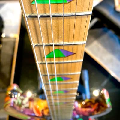 Ibanez JEM77-PMC 1991 Purple Multi Color – Near Mint - ATD Swirl image 6