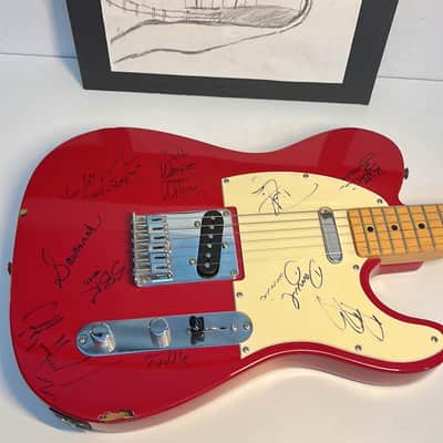 Squier Affinity Series Autographed by Real Monster Radio Cast image 10