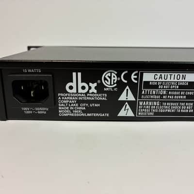 dbx 166XL Stereo Compressor / Limiter / Gate - Excellent Condition image 10