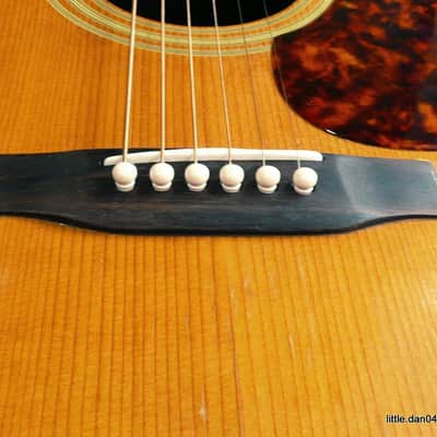 Suzuki  Three S W130 Dreadnought Acoustic Guitar Japan Vintage 1975 Natural image 21
