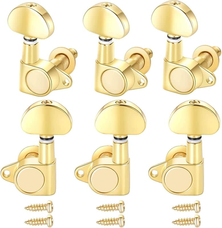 Guitar Tuner Pegs 1set 3l3r - style Guitar Tuner Grover Tuners Head Gold image 1