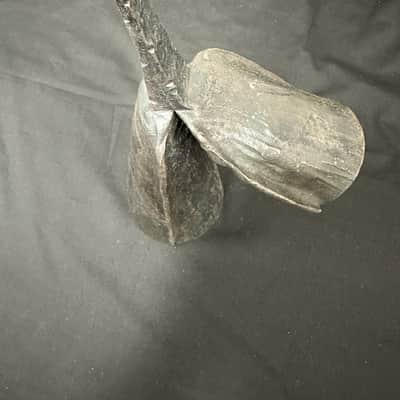 Gankogui, West African Double Bell, Large 13"x4", w/Beater - MINT image 9