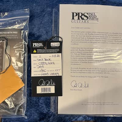 PRS Wood Library DGT Gold Top Brazilian (228) image 8