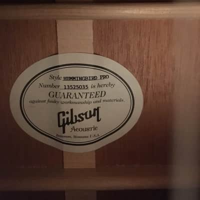Gibson 2016 Hummingbird Pro Acoustic-Electric Guitar  Vintage Sunburst - Excellent Condition! image 8