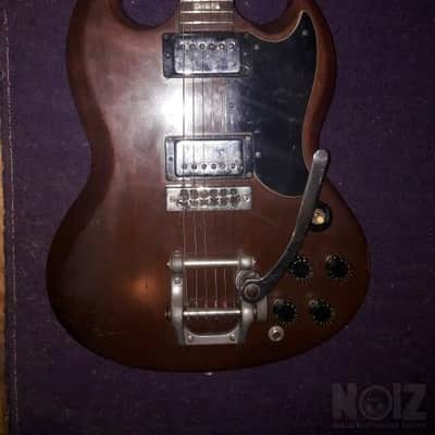 Gibson SG 1974 - Nitro worn brown image 1