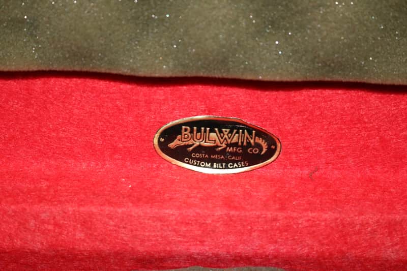 Bulwin Bass Case 1960's  - Black image 1