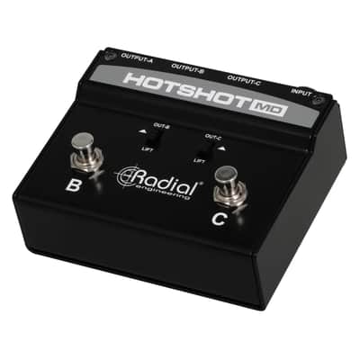 Radial HotShot MD Dynamic Microphone Switcher Stage Mic Toggle/Footswitch image 2