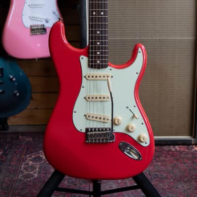 Squier Simon Neil Stratocaster in Fiesta Red - (Pre-Owned)