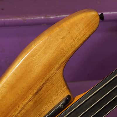 1994 Chip Wilson w/Kubicki Headless Fretless Neck Electric Bass Guitar (VIDEO! Fresh Setup) image 6