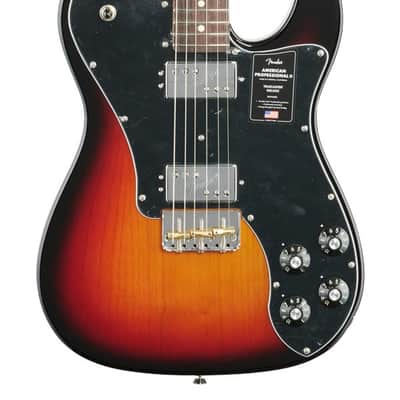 Fender American Pro II Telecaster Deluxe Rosewood 3 Color Sunburst W/C image 3