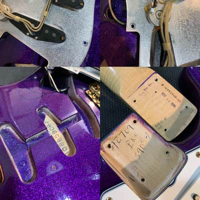Fender Custom Shop 1960 Reissue Stratocaster NOS 2010 Purple Sparkle w/ OHSC, COA, Case Candy image 15
