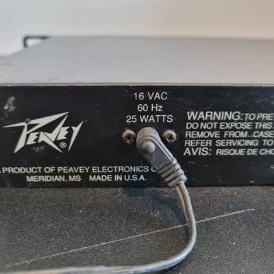 Peavey - Univerb II Black Stereo Reverb /Delay 19" Rack Mountable Processor Effect for repair image 4