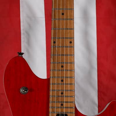 EVH Wolfgang WG Standard QM with Baked Maple Fretboard - Wine Red image 4