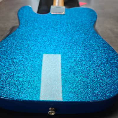 Fender 1958 Telecaster J Mascis BRAND NEW Artist Signature Custom Pickups Mirror Pick Guard Aged Road Worn Relic Neck 50s Vintage Reissue Tele Guitar - Bottle Rocket Blue Flake Metallic image 12