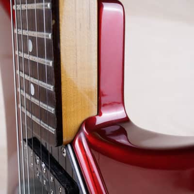 Tokai Blazing Fire Talbo Reissue SSS MIJ 1990's Metallic Red Seymour Duncan HHH Pickups Made in Japan w/ Bag image 18