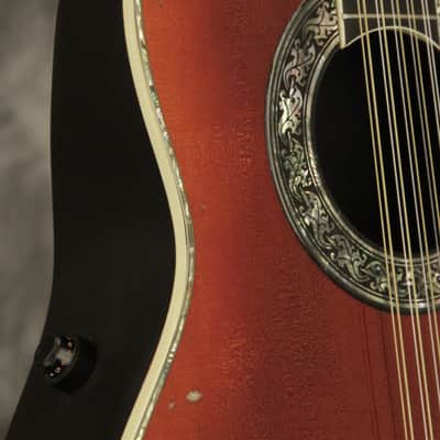 RARE 1978 Ovation 12-string "The Anniversary" model STEREO acoustic electric image 12