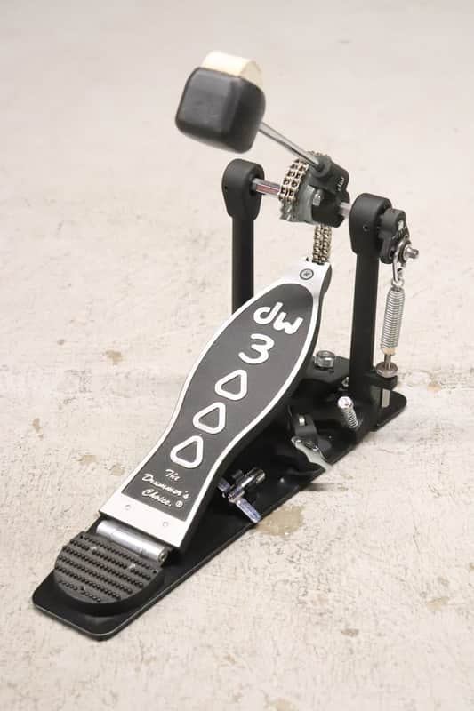 DW 3000 Double Chain Single Bass Kick Drum Pedal image 1