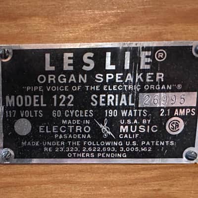 Hammond D Organ circa 1942 with Leslie 122 Speaker circa 1975- Mahogany image 6