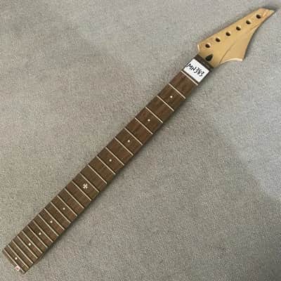 24 Frets Maple Wood Guitar Neck, Rosewood Fingerboard image 1
