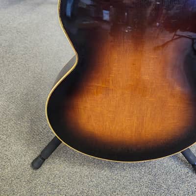 Vintage 1951 Gibson ES-300, Dual Pickup Archtop Electric Guitar, with Tone Specific 1946 P-90s - Sunburst w/ Case image 13