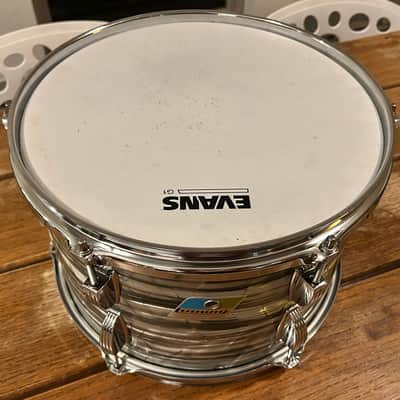 Vintage Ludwig No. 942 Classic 8x12" Rack Tom (3-Ply) w/ Pointed Blue/Olive Badge 1970’s Sky Blue Pearl image 12
