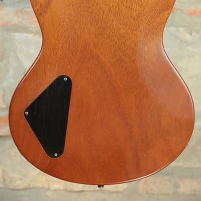 NIK HUBER Redwood Dolphin Exceptional Curly 1-piece Top - Summer NAMM 2013 - Translucent Gold Top Semi-Gloss image 20