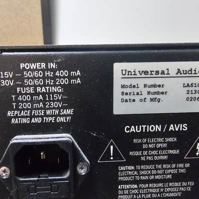 Universal Audio LA-610 Tube Channel Strip 2000s - Gray / Black image 5
