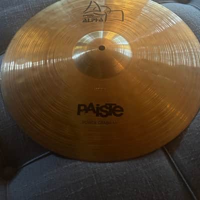 Paiste Alpha 1st Generation 90s - 00s - 16" Power Crash Cymbal Nice Sound / Shape image 1