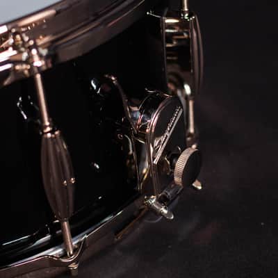 Slingerland 14" x 6.5" Studio King Snare Drum, Del Norte Black with Nickel Hardware image 3