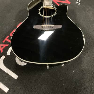 Ovation Ovation Celebrity Standard Mid-Depth Acoustic-Electric Guitar - Black Black gloss image 5