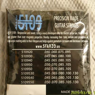 Sfarzo Alloy #5109550 .050-.105 Electric Guitar Strings image 3