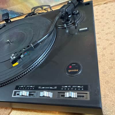 Gemini XL-BD10 Belt Drive Semi Automatic Black Turntable Vinyl Record Player image 2