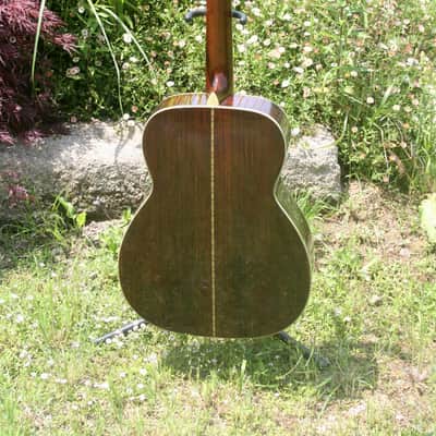 Morris F30 OOO size Guitar MIJ Circa 1980 Natural+ Hard Case image 7