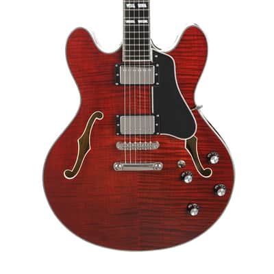 Eastman T486 Thinline Hollow Body Electric Guitar - Classic Finish image 4
