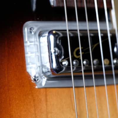 Rare Condition Gretsch 6124 Single Anniversary 1963 Shaded Golden Electric Guitar Hollowbody Sunburst Case Candy OHSC image 17