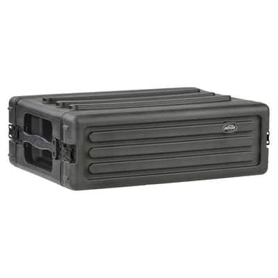 SKB 1SKB-R3S Shallow 3U Roto Rack Case w/ Steel Rails