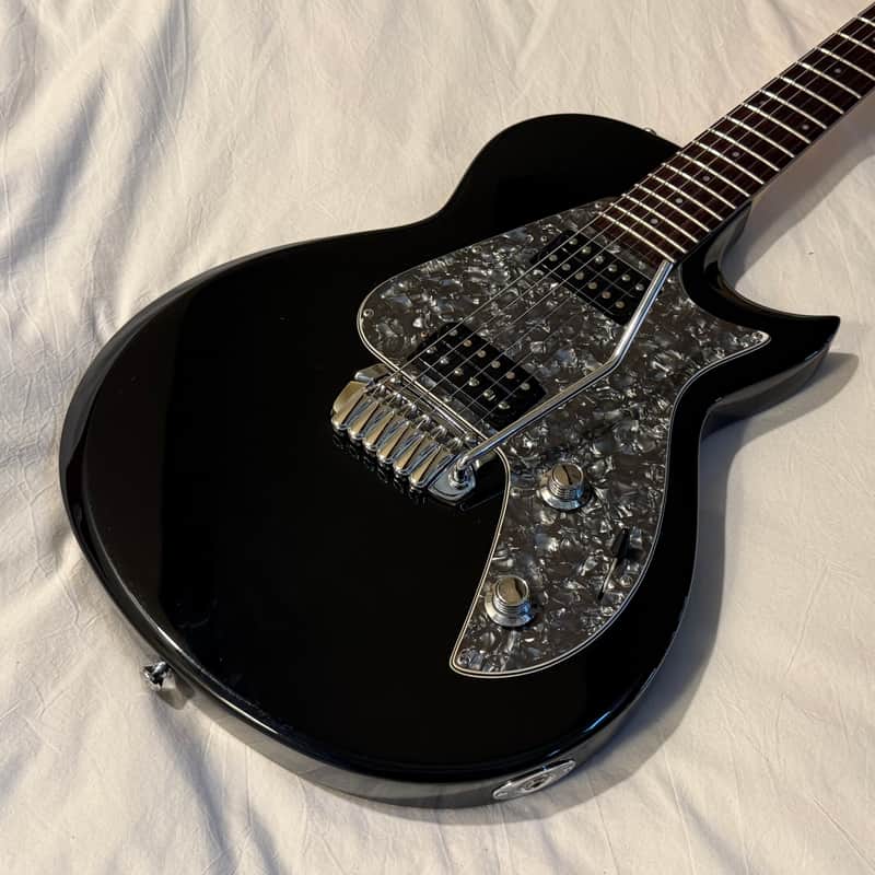 2010 Taylor SB1 Classic HH Tremolo Electric Guitar - Made in USA - Black - Free Pro Setup image 1