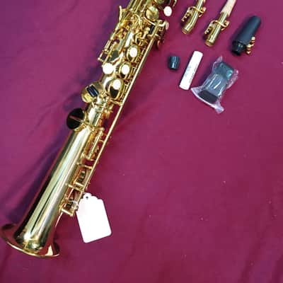 Musikwerks Bb Soprano Saxophone with High F# and High G-Lacquer-Two Necks/Extras! image 3