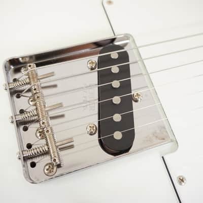 Immagine Fender FSR Traditional II 60s Telecaster Custom RW 2025 Olympic White w/ Black Binding MIJ - 5