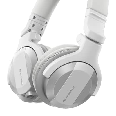 Pioneer DJ HDJ-CUE1BT White BT Headphones + Hanger Clamp image 2
