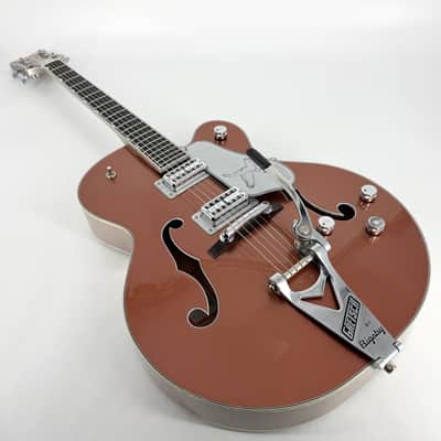 2021 Gretsch Limited Edition Falcon G6136TSL-CPM LTD – 2 Tone Copper / Sahara Metallic image 10