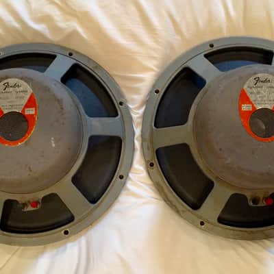 Vintage JBL/Fender D120F 12” Guitar Speakers as used by Eddie Van Halen! image 1
